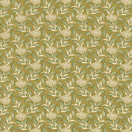 LEE JOFA 2023133.330.0 ORTENSIA SAGE ON OLIVE Fabric - Eade's Wallpaper