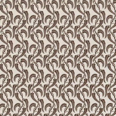 LEE JOFA 2023136.61.0 WISTERIA BROWN WHITE LN Fabric - Eade's Wallpaper