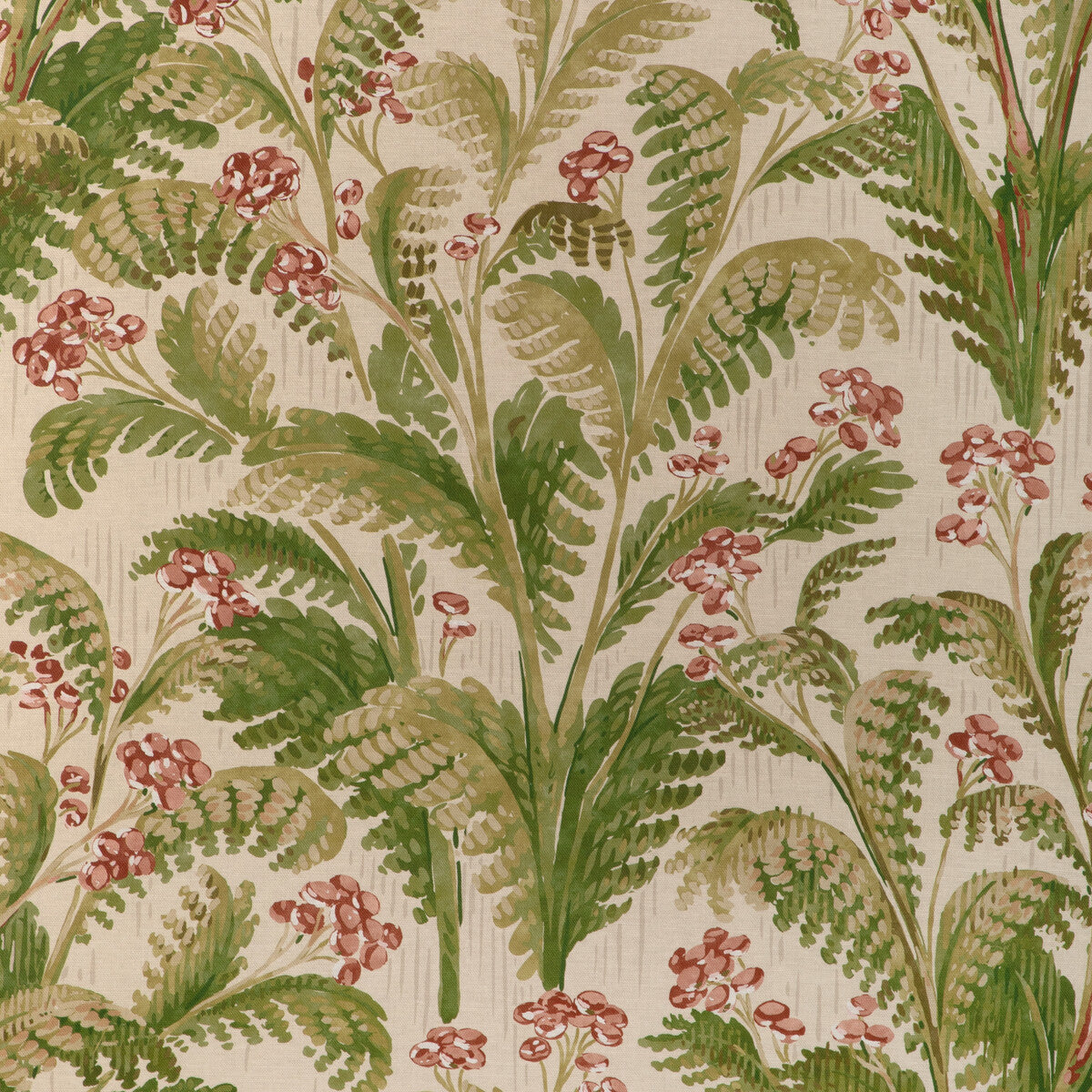 LEE JOFA 2023140.319.0 PASHLEY PRINT BERRY Fabric - Eade's Wallpaper