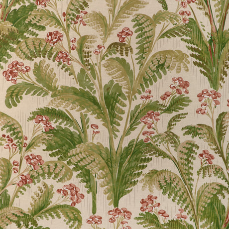 LEE JOFA 2023140.319.0 PASHLEY PRINT BERRY Fabric - Eade's Wallpaper