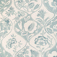 LEE JOFA 2023141.13.0 CALATHEA PRINT AQUA Fabric - Eade's Wallpaper