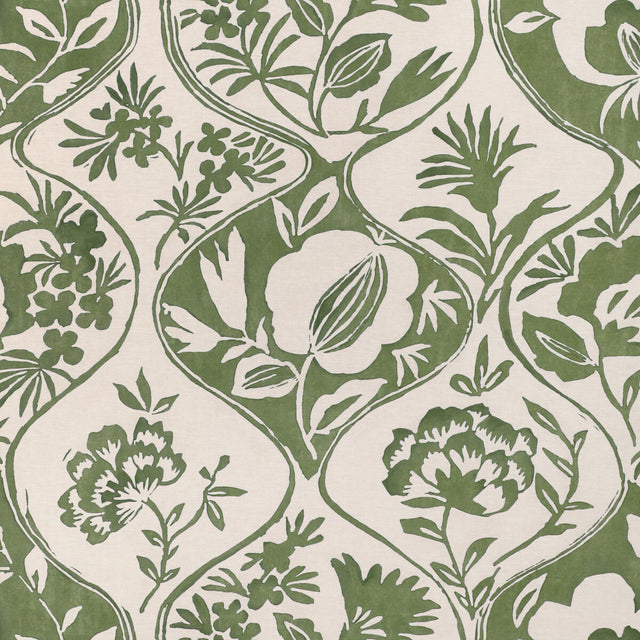 LEE JOFA 2023141.30.0 CALATHEA PRINT LEAF Fabric - Eade's Wallpaper