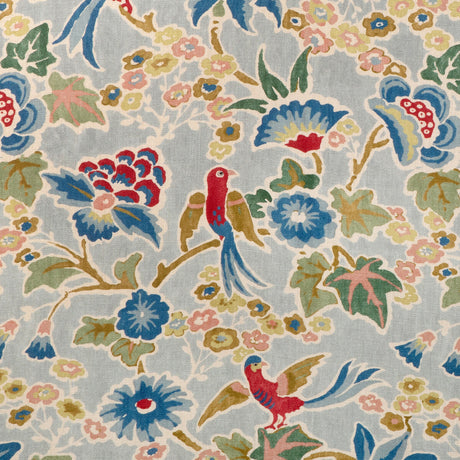 LEE JOFA 2023142.519.0 POSY PRINT BLUE/MULTI Fabric - Eade's Wallpaper