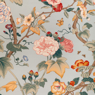 LEE JOFA 2023143.137.0 GARDENIA PRINT ANTIQUE Fabric - Eade's Wallpaper