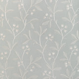 LEE JOFA 2023144.13.0 IRIS EMBROIDERY AQUA Fabric - Eade's Wallpaper