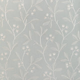 LEE JOFA 2023144.13.0 IRIS EMBROIDERY AQUA Fabric - Eade's Wallpaper