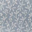 LEE JOFA 2023144.5.0 IRIS EMBROIDERY BLUE Fabric - Eade's Wallpaper