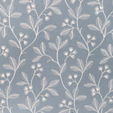 LEE JOFA 2023144.5.0 IRIS EMBROIDERY BLUE Fabric - Eade's Wallpaper