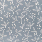 LEE JOFA 2023144.5.0 IRIS EMBROIDERY BLUE Fabric - Eade's Wallpaper