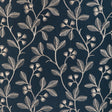LEE JOFA 2023144.50.0 IRIS EMBROIDERY MIDNIGHT Fabric - Eade's Wallpaper
