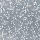 LEE JOFA 2023144.5.0 IRIS EMBROIDERY BLUE Fabric - Eade's Wallpaper
