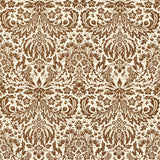LEE JOFA 2024104.61.0 DAMASK BROWN Fabric - Eade's Wallpaper