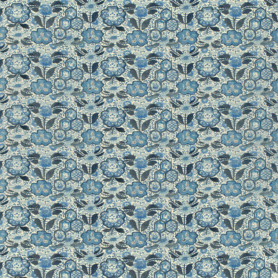 LEE JOFA 2024106.51.0 IMARI I BLUE Fabric - Eade's Wallpaper