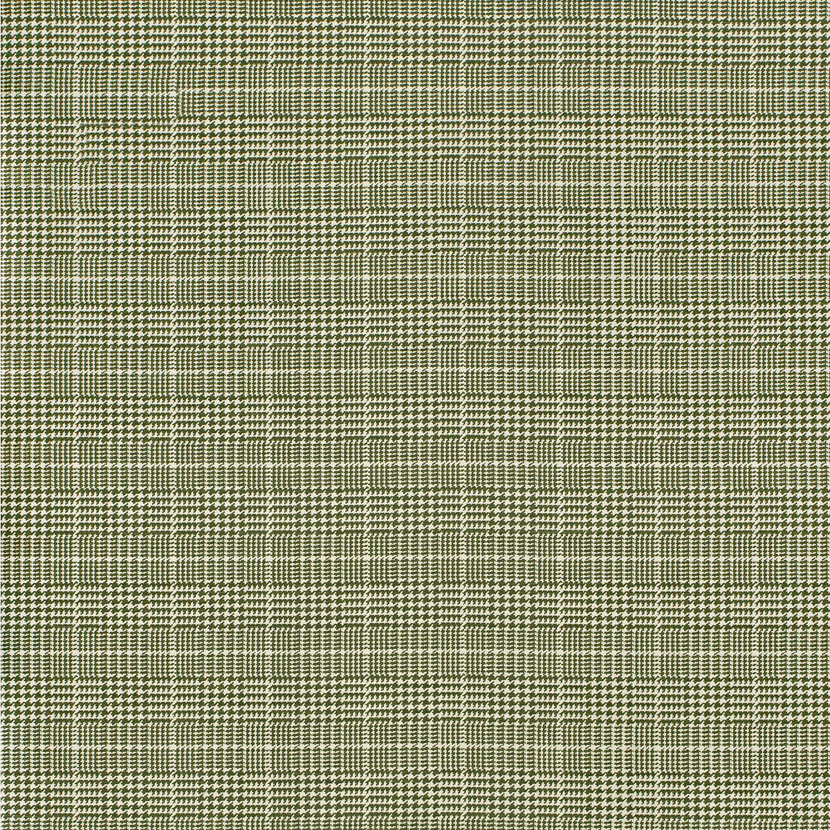 LEE JOFA 2024108.31.0 PIED DE POULE DARK GREEN Fabric - Eade's Wallpaper