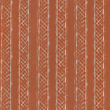 LEE JOFA 2025103.24.0 MILOS BLOTCHED STR TERRACOTTA Fabric - Eade's Wallpaper