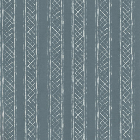 LEE JOFA 2025103.5.0 MILOS BLOTCHED STR BLUE Fabric - Eade's Wallpaper