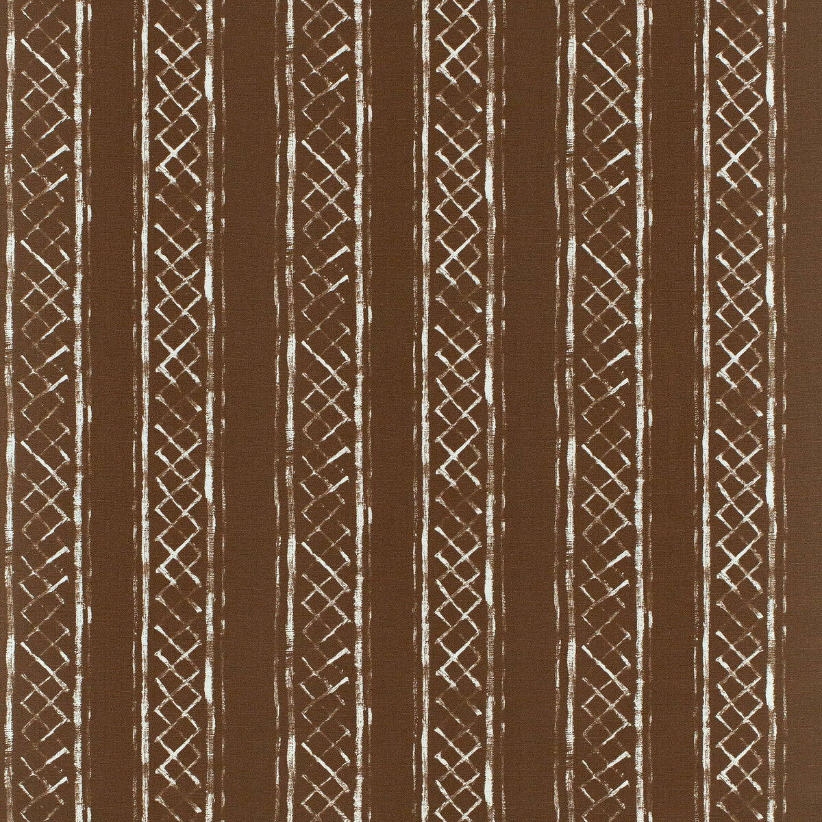 LEE JOFA 2025103.6.0 MILOS BLOTCHED STR BROWN Fabric - Eade's Wallpaper