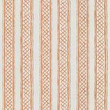 LEE JOFA 2025104.24.0 MILOS STRIPE TERRACOTTA Fabric - Eade's Wallpaper