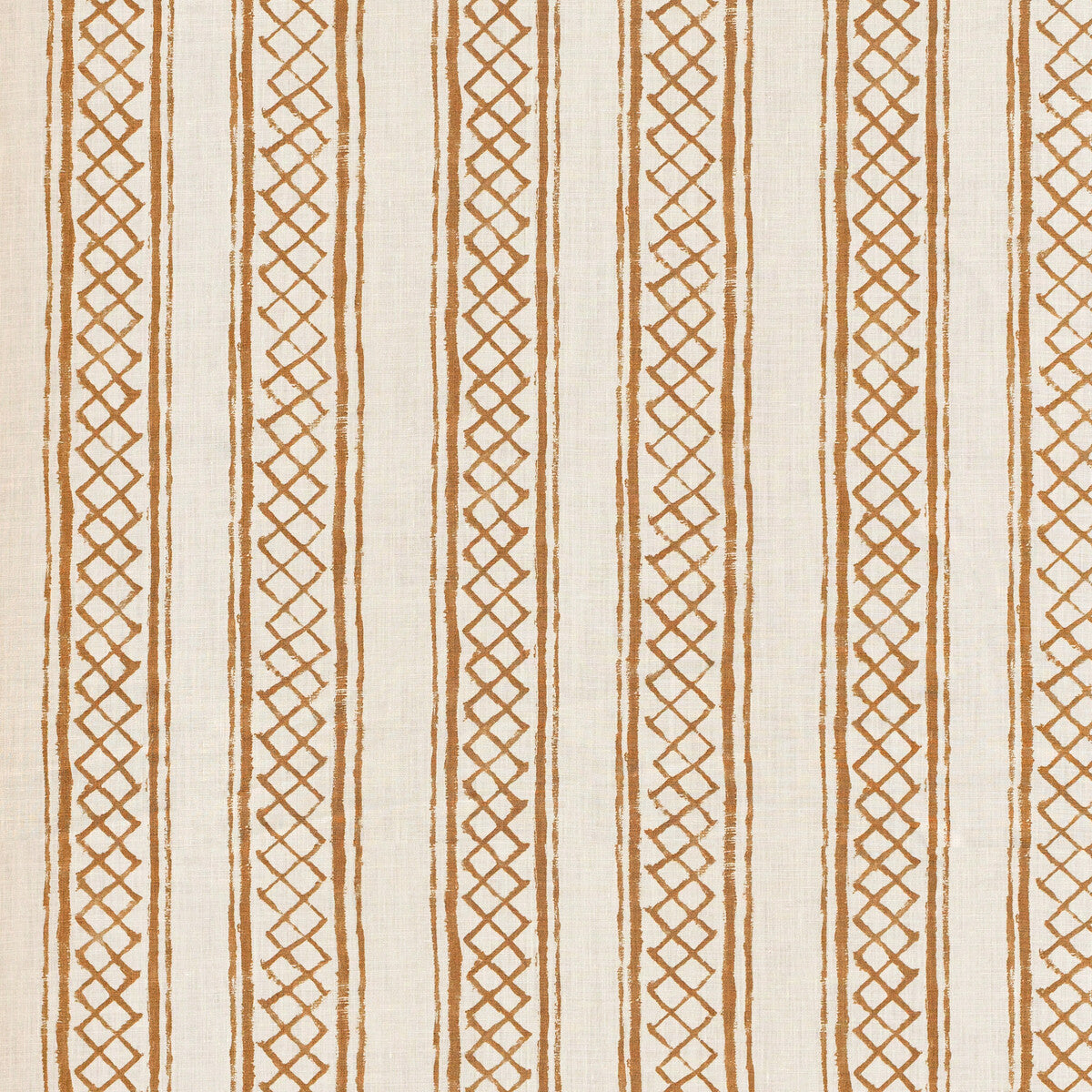 LEE JOFA 2025104.4.0 MILOS STRIPE OCHRE Fabric - Eade's Wallpaper