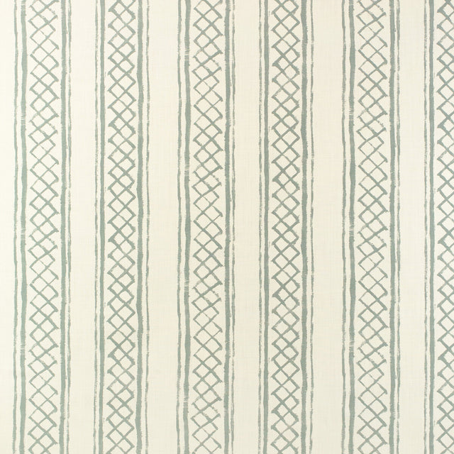 LEE JOFA 2025104.5.0 MILOS STRIPE BLUE Fabric - Eade's Wallpaper