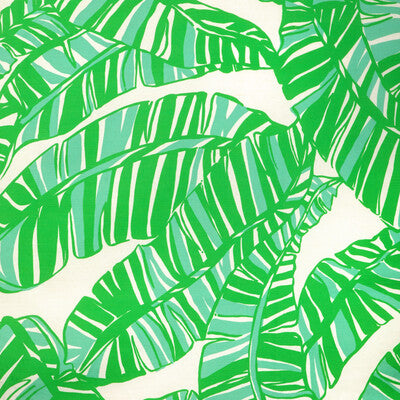 LEE JOFA 2025111.31.0 GO BANANAS WHITE/GREEN Fabric - LILLY PULITZER III
