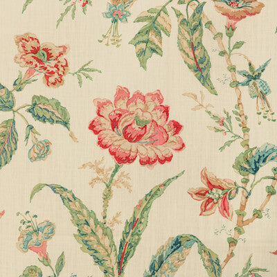 LEE JOFA ROSEMONT PRINT 2025127.73.0 in ROSE Fabric - WHITLE