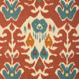LEE JOFA MARCO POLO II 2025128.913.0 in BRICK/TEAL Fabric - 