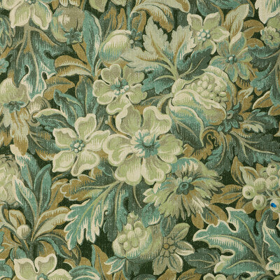 LEE JOFA HARPER PRINT 2025130.330.0 in FOREST Fabric - WHITL