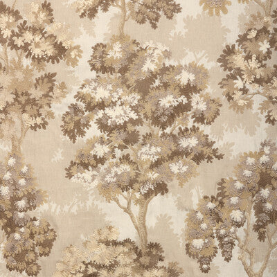 LEE JOFA SHERWOOD EMB 2025134.1611.0 in BARK Fabric - WHITLE