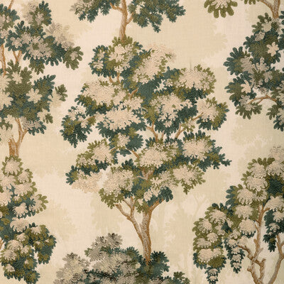 LEE JOFA SHERWOOD EMB 2025134.316.0 in SPRUCE Fabric - WHITL