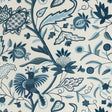 LEE JOFA FOLKLAND EMB 2025144.51.0 in INDIGO Fabric - MAYFAI