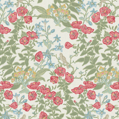 LEE JOFA PLUMERIA PRINT 2026104.194.0 in CORAL Fabric - HINT