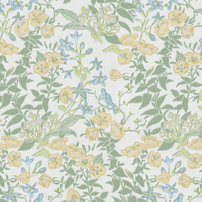 LEE JOFA PLUMERIA PRINT 2026104.415.0 in STRAW Fabric - HINT