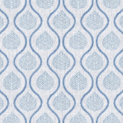 LEE JOFA ELSIE PRINT 2026107.55.0 in BLUE Fabric - HINTON HI