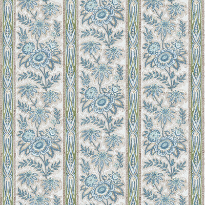 LEE JOFA MARGAUX PRINT 2026133.530.0 in BLUE Wallpaper - GRA