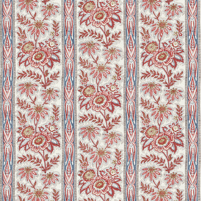 LEE JOFA MARGAUX PRINT 2026133.924.0 in BRICK Wallpaper - GR