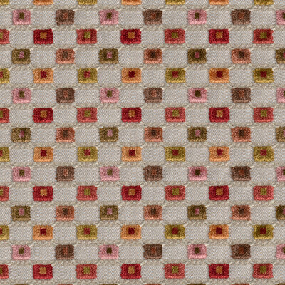 LEE JOFA LISBON VELVET 2026139.197.0 in CORAL MULTI Fabric -