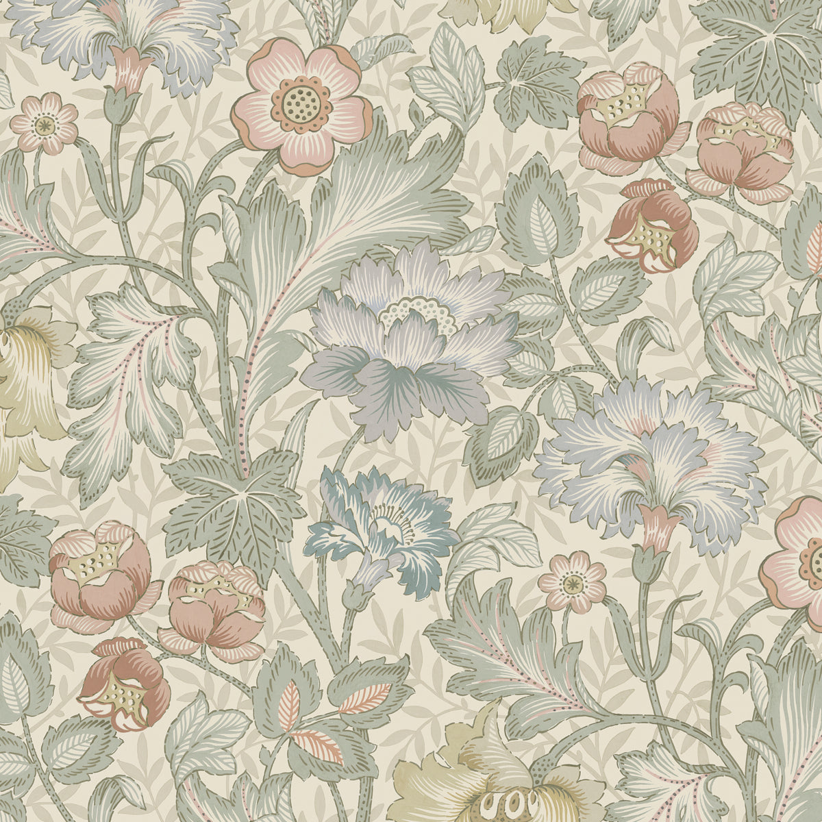 Schumacher Jane Mural Natural Wallpaper