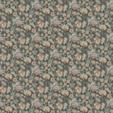 Schumacher Jane Mural Slate Wallpaper