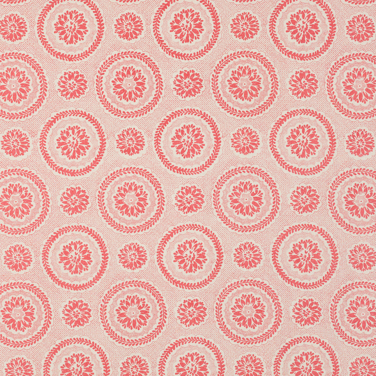 Schumacher 203N43 LAUREL BY RAOUL in GRAPEFRUIT Fabric - RAO