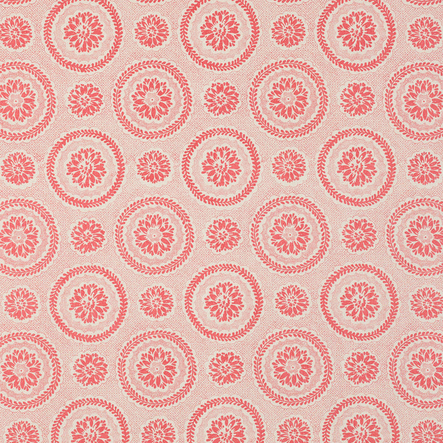 Schumacher 203N43 LAUREL BY RAOUL in GRAPEFRUIT Fabric - RAO