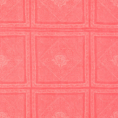 Schumacher 204N44 CHUNARI in MELON Fabric - RAOUL TEXTILES