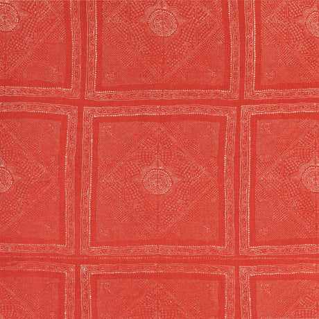 Schumacher 204N79 CHUNARI in PERSIMMON Fabric - RAOUL TEXTIL