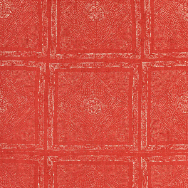 Schumacher 204N79 CHUNARI in PERSIMMON Fabric - RAOUL TEXTIL