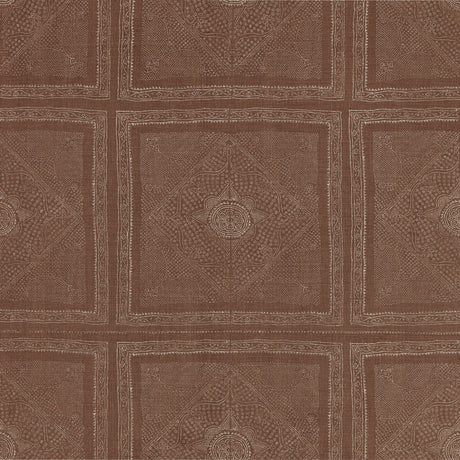 Schumacher 204U37 CHUNARI in AUBURN Fabric - RAOUL TEXTILES