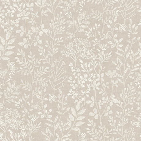 Galerie Karuna Branched Leaves All-over Beige Wallpaper KR20