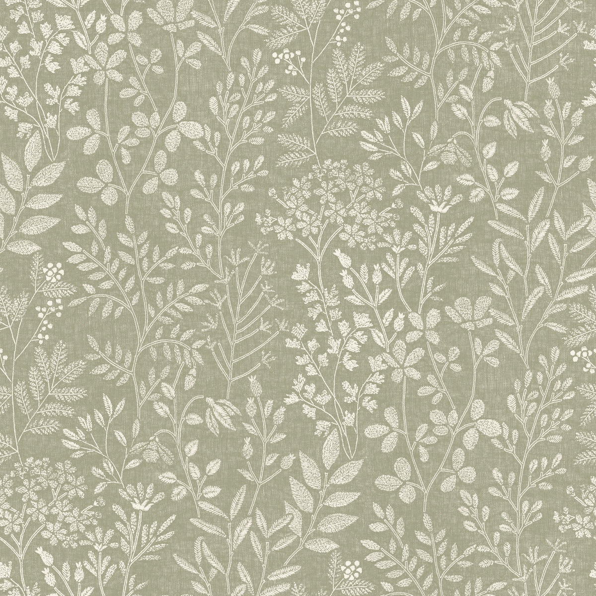 Galerie Karuna Branched Leaves All-over Green Wallpaper KR20