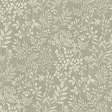 Galerie Karuna Branched Leaves All-over Green Wallpaper KR20