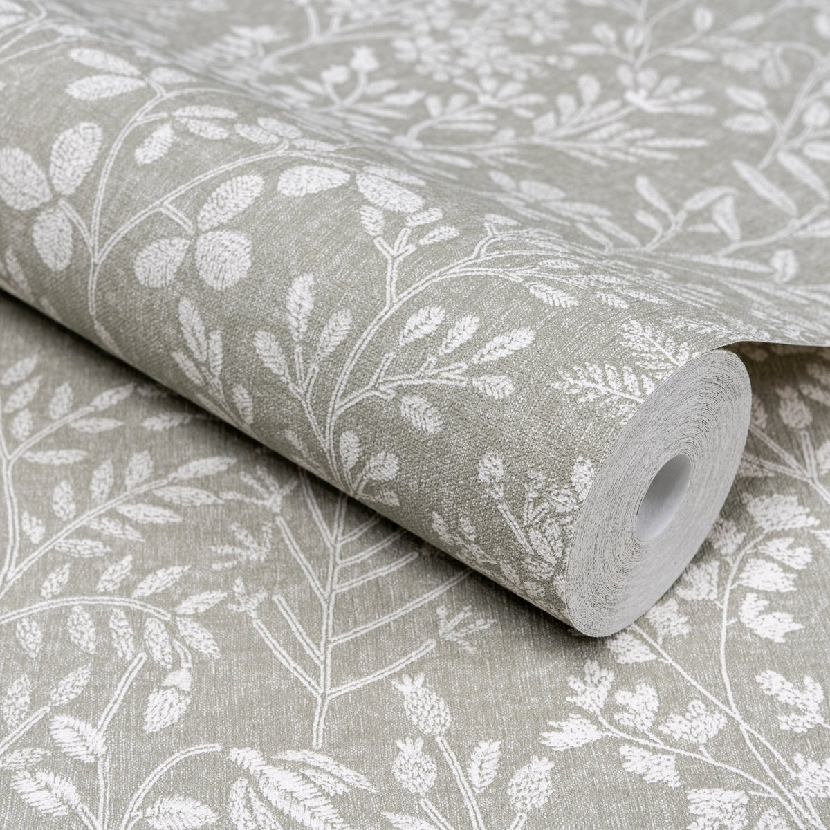 Galerie Karuna Branched Leaves All-over Green Wallpaper KR20