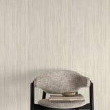 Galerie Textured Vibes Textile Plain Beige Wallpaper 205101